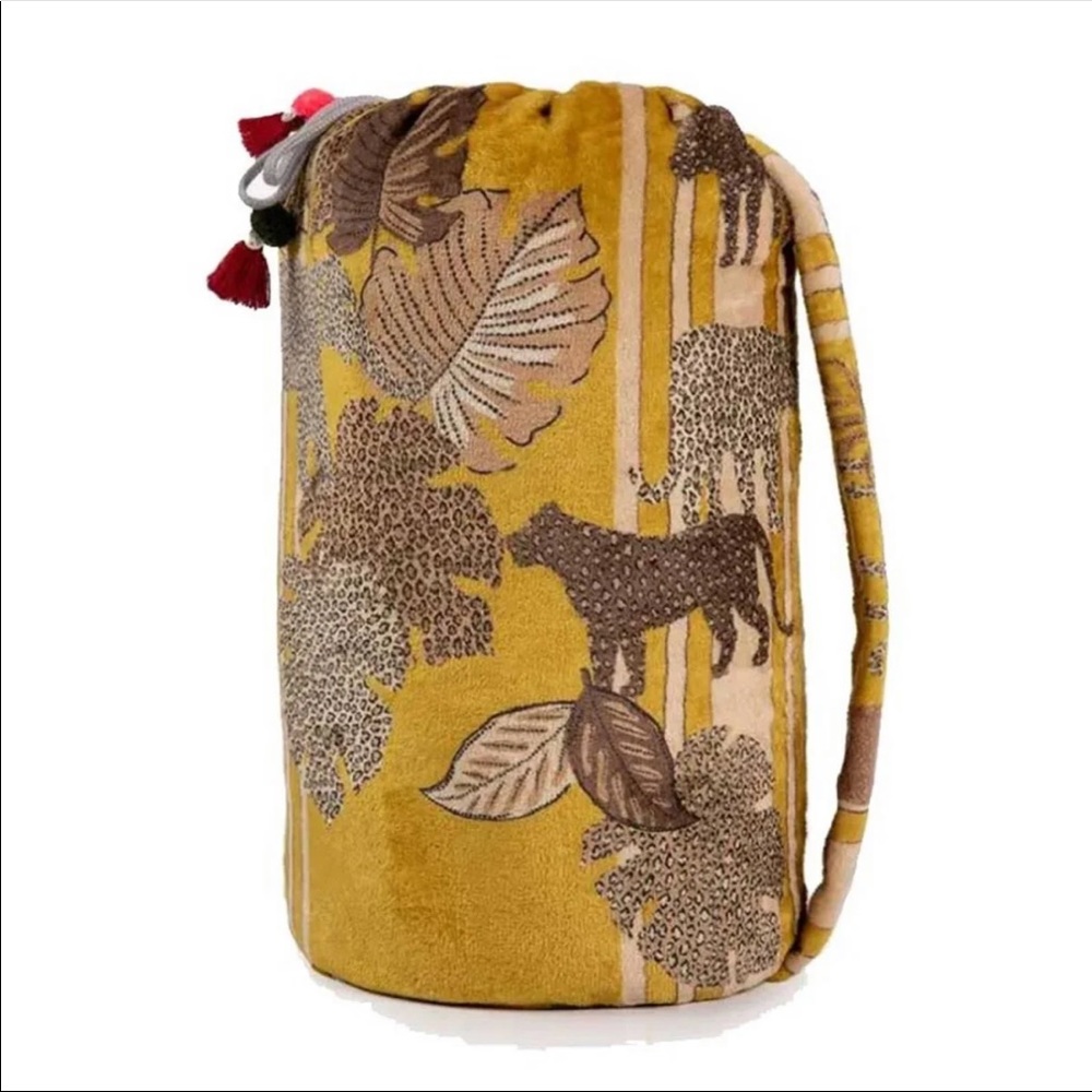 Johnny Was Blanket Drawstring Bag NWT
